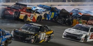 Ford-Chevy Rivalry Explodes as NASCAR Drivers Clash on Pit Road After Bristol Crash